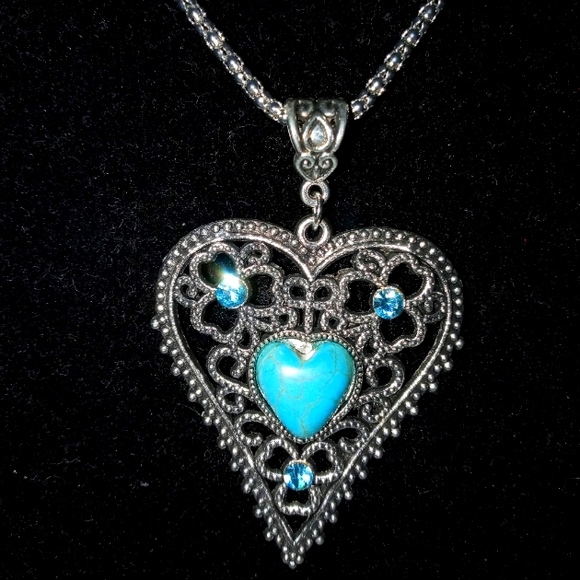 20" Heart shape necklace - Picture 1 of 1